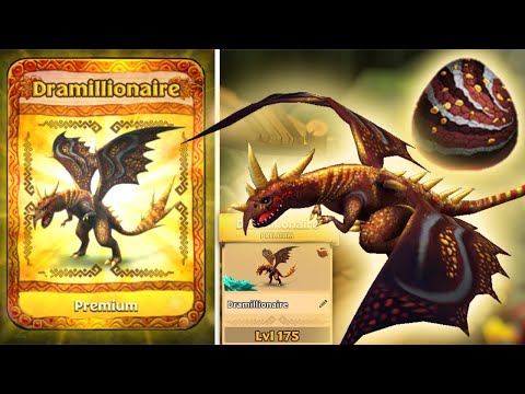 Dramillionaire — New Premium Dramillion Max Level 175 Titan Mode | Dragons: Rise of Berk