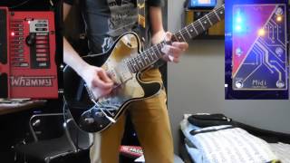 Muse, RATM and Skrillex Guitar Cover with Homemade Arduino MIDI Controller for Whammy