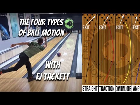 Achieving the 4 Types of Ball Motion | ONLY changing the surface of the Bowling Ball with EJ Tackett