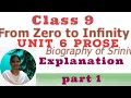 From Zero To Infinity Part 1 Explanation In English And Tamil With Images Class 9 Unit 6 Prose