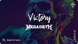 Megadeth - Victory (Lyrics video for Desktop)