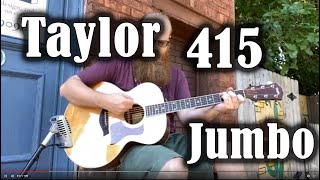 Video thumbnail for Taylor 415 Jumbo at Collar City Guitars by Collar City Guitars