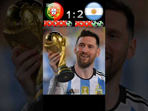 Portugal vs. Argentina Imiginary penalty shootout #shorts