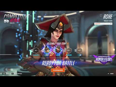 22K DMG! PERKS! NEW SEASON 15! SUREFOUR ASHE OVERWATCH 2 TOP 500 GAMEPLAY