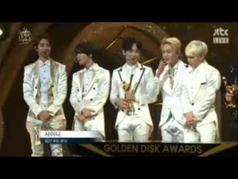 140116 #GoldenDisk Bonsang - B2ST, SHINee