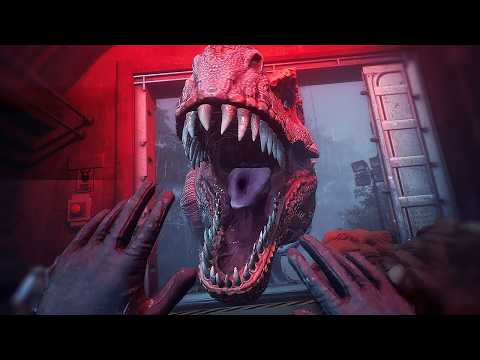 The SCARIEST Dinosaur HORROR Game I've Ever Played.. (Deathground)