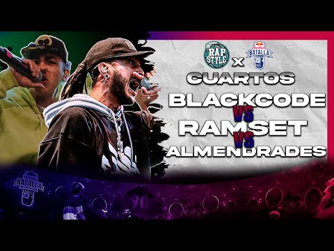 BLACKCODE vs RAMSET vs ALMENDRADES -4tos- Clasificatoria RED BULL Rapstyle Sjl (Fecha #1)