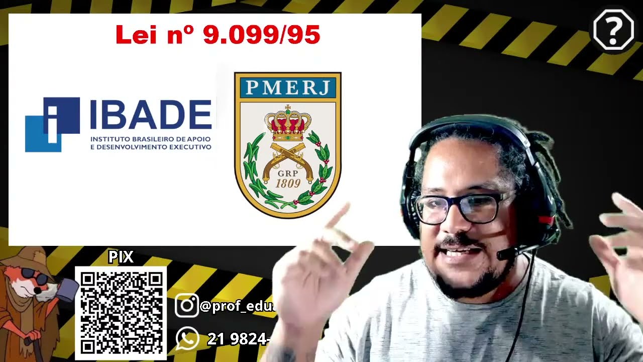 🔴 PMERJ -  QUESTÕES LEI 9.099 de 1995 - Juizado Especial Criminal JECRIM