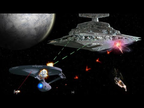 Enterprise Vs Star Destroyer Edit!