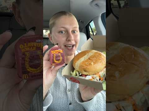 McDonald’s NEW Buffalo ranch 😋😍 #mcdonalds #fastfood #foodie #newitem