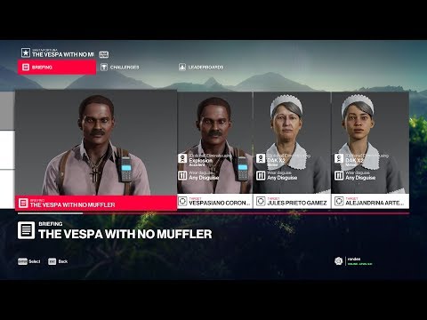 Hitman 2 - Featured Contract: The Vespa with no muffler (SA)
