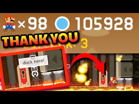 Thank you There is safe place - Endless Expert Challenge [Super Mario Maker2][257]