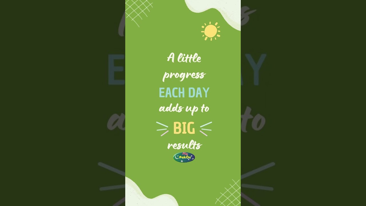 A Little Progress Each Day | Quote | PakOz | #quotes #motivationalquotes #progress #result #pakoz