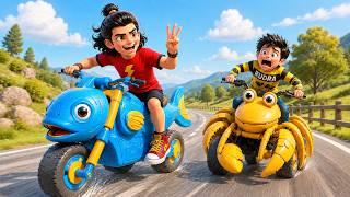 Shiva Lost the Bicycle Race Because of His Old Bike😱|Shiva vs Rudra