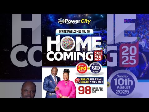 HOMECOMING CONFERENCE 2025 || PART2 DAY1 || DR ABEL DAMINA