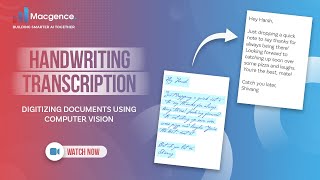 Handwriting Transcription with AI: Digitizing Documents Using Computer Vision
