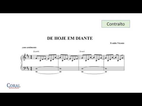 De hoje em diante - Contralto - Kit de ensaio