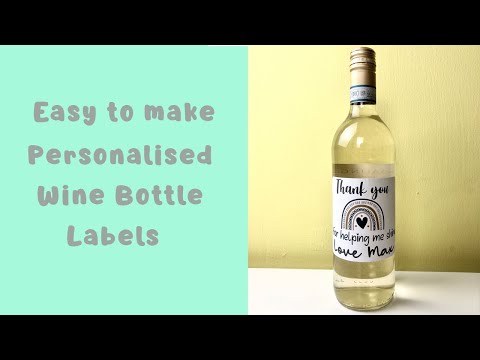 Wine Bottle Tag Template