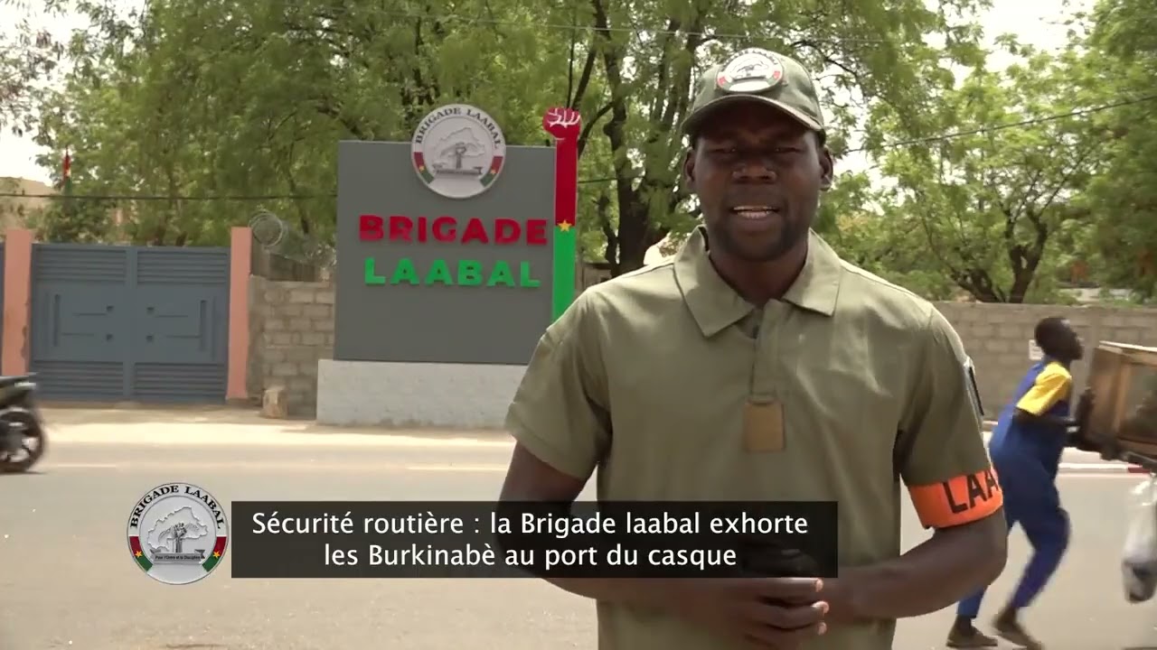 🔴Sécurité routière : la Brigade laabal exhorte les Burkinabè au port du casque
