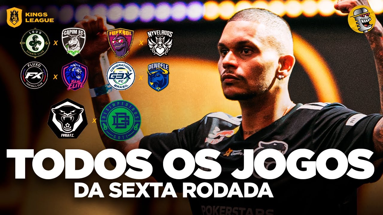 AO VIVO: DENDELE VS G3X - KINGS LEAGUE BRAZIL - RODADA 6