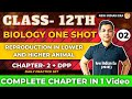 One shot + DPP || Chapter 2 Reproduction in Lower and Higher Animal Biology class 12 | #nie