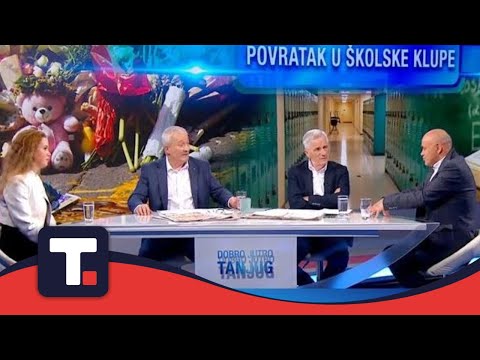 Povratak u školske klupe - Mina Zirojević, Milorad Antić i Borko Petrović • DOBRO JUTRO TANJUG