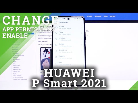 How to Allow App Permissions in HUAWEI P Smart 2021 – Permission Manager
