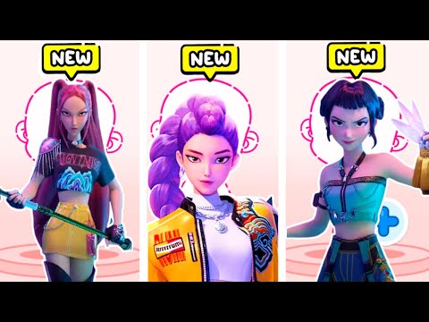 How to Create Rumi, Mira & Zoey from KPOP Demon Hunters 👹💖 | FREE Costumes in Avatar World 🌍