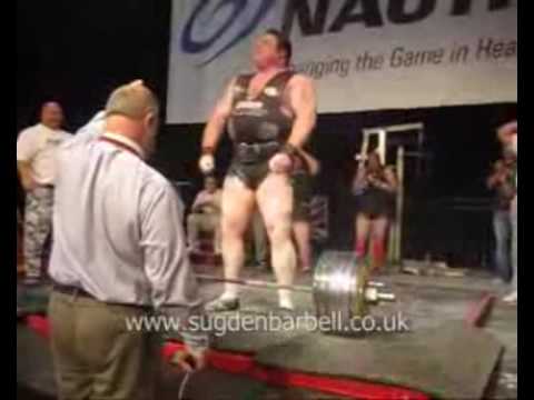 Andy Bolton world record deadlifts 2002-2009 / 420.5kg to 457.5kg
