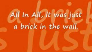 Another Brick in The Wall Part 1- Pink Floyd lyrics