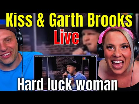 Reaction To Hard luck woman - Kiss & Garth Brooks - live 1994 On The Tonight show With Jay Leno