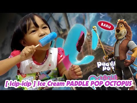 Es Krim Paddle pop OCTOPUS, Zahra icip icip ice cream paddle pop