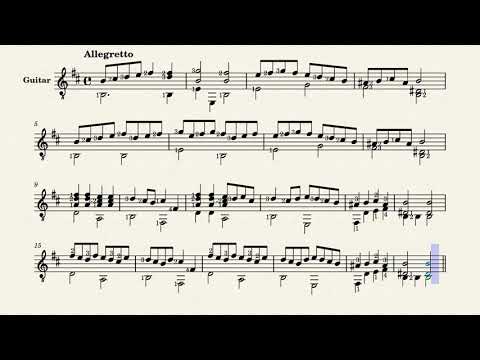 Dance Polonaise – Anonymous, XVII century (guitar sheet music)