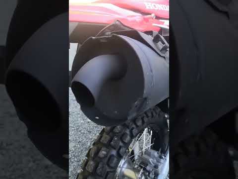 2022 CRF 300 L UK spec exhaust.