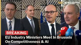 EU Industry Ministers Meet In Brussels On Competitiveness & AI | News Central | AC1F