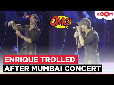 Enrique Iglesias faces BACKLASH for alleged lip-syncing during his Mumbai Concert; Netizens ANGRY!