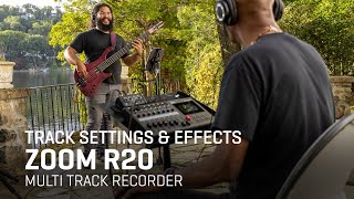 Video thumbnail for The Zoom R20 Multi Track Recorder - Track Settings & Effects by ZoomSoundLab