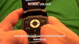 How to Unlock any Vodafone Ireland Samsung Phone