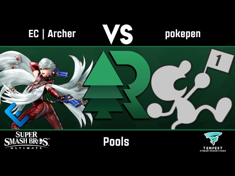 EC | Archer (Bayonetta) vs pokepen (Game & Watch) - Pools - Evergreen Rising #9