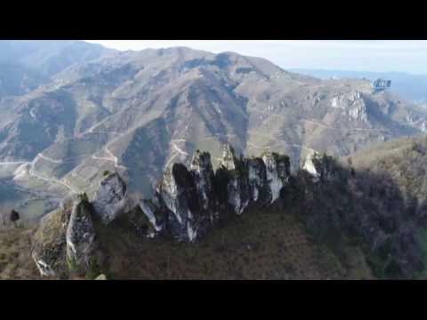 Efsaneye Konu Olan Kayalıklar Havadan Görüntülendi