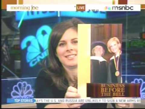 Erin Burnett '98 congratulates Mika Brzezinski '89 Bicentennial Medal winner 12-17-09