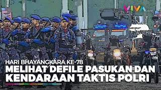 Download lagu GAGAH! Defile Pasukan dan Kendaraan Taktis Polri di Peringatan Hari Bhayangkara ke-78 mp3