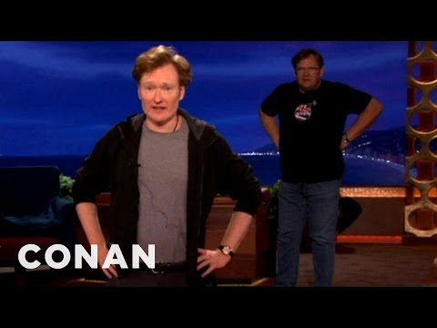 Scraps: Andy Glares Impatiently At Conan | CONAN on TBS