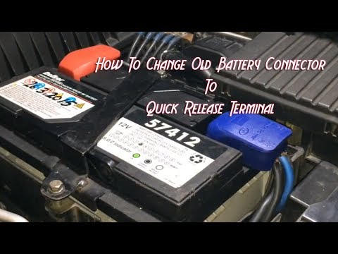 How To Change or Modify Old Battery Connector To QUICK RELEASE Connector