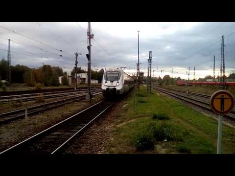 ET442 ( Hamsterbacke) bei der Einfahrt in Zwickau Hbf