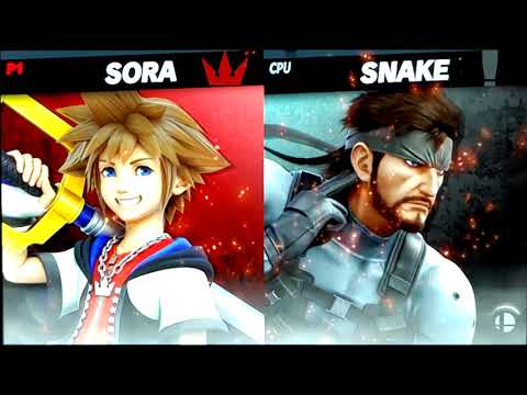 Super Smash Bros. Ultimate: Sora vs Snake