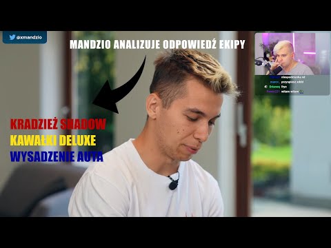 MANDZIO OGLĄDA FILM EKIPY - KRADZIEŻ SHADOW, KAWAŁKI DELUXE, WYSADZENIE AUTA (1/3)