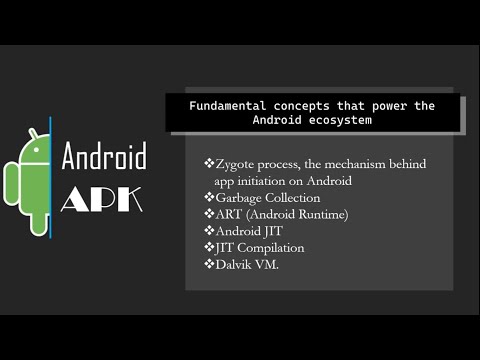 Fundamental concepts that power the Android ecosystem