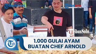 Bagi-bagi Takjil, Chef Arnold Hingga Coki Pardede Buat 1.000 Gulai Ayam di Balai Kota Solo