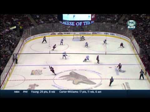 Jeff Halpern wrist shot goal 2-0 St. Louis Blues vs Phoenix Coyotes  3/2/14 NHL Hockey.